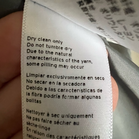 Topshop Grey Double breasted Coat Size 8 - Picture 9 of 9